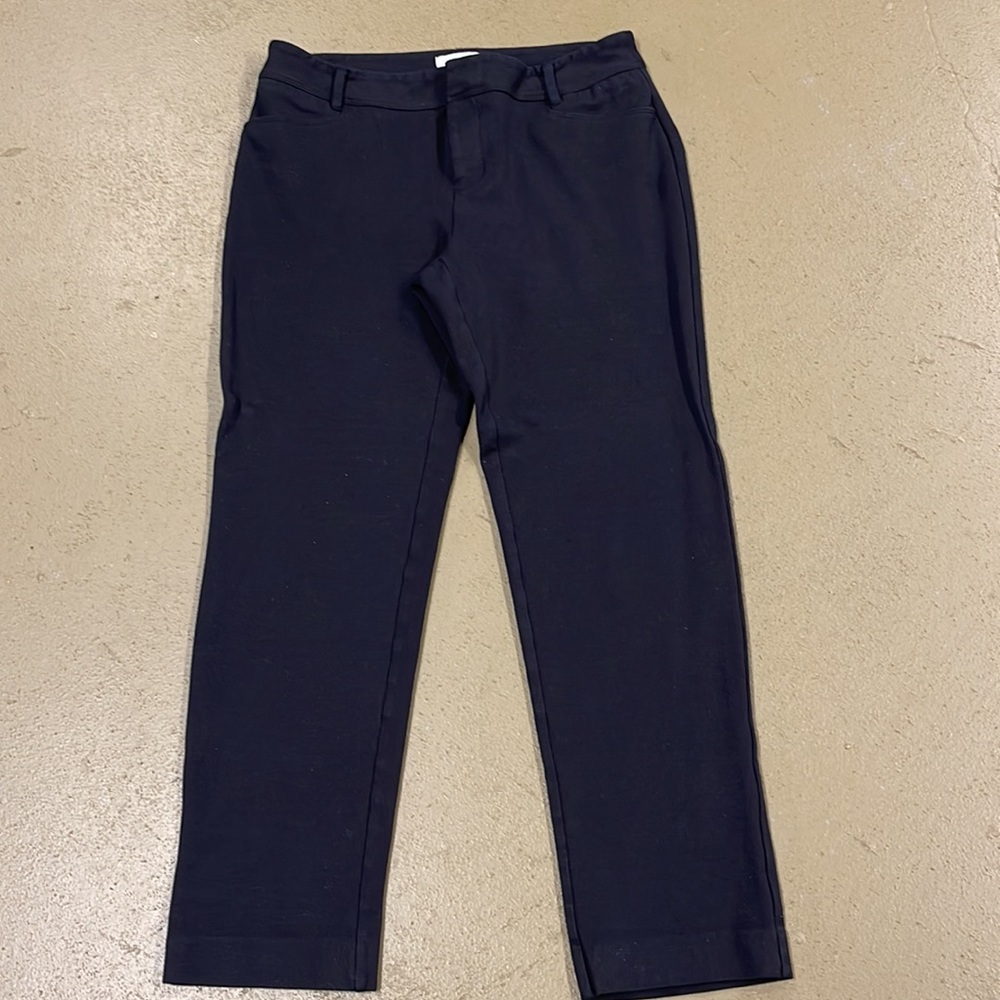 Coldwater Creek Natural Fit Black Pants Size P6
